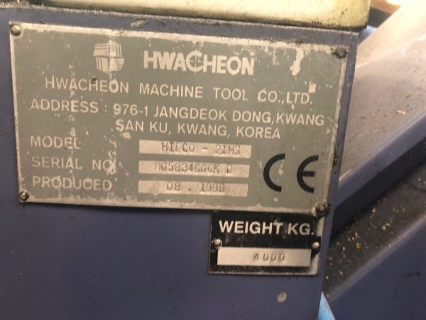 ak machines hwacheon cnc lathe