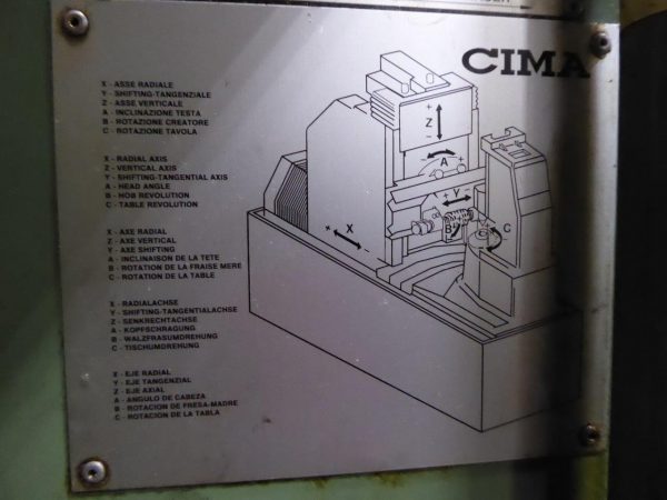 ak machines cima ce160 gear hobbing