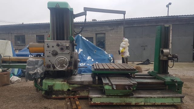 ak machines tos w100a boring machine