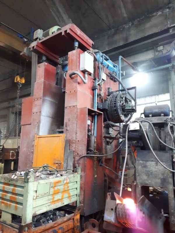 ak machines manzoni 750 ton hot forging press