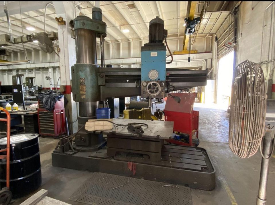 ak machines csepel rfh 75 2000 radial drill