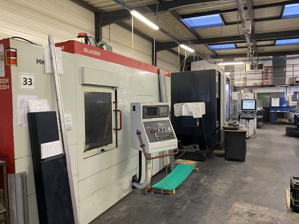 ak machines quaser mk60 ii h cnc horizontal machining center