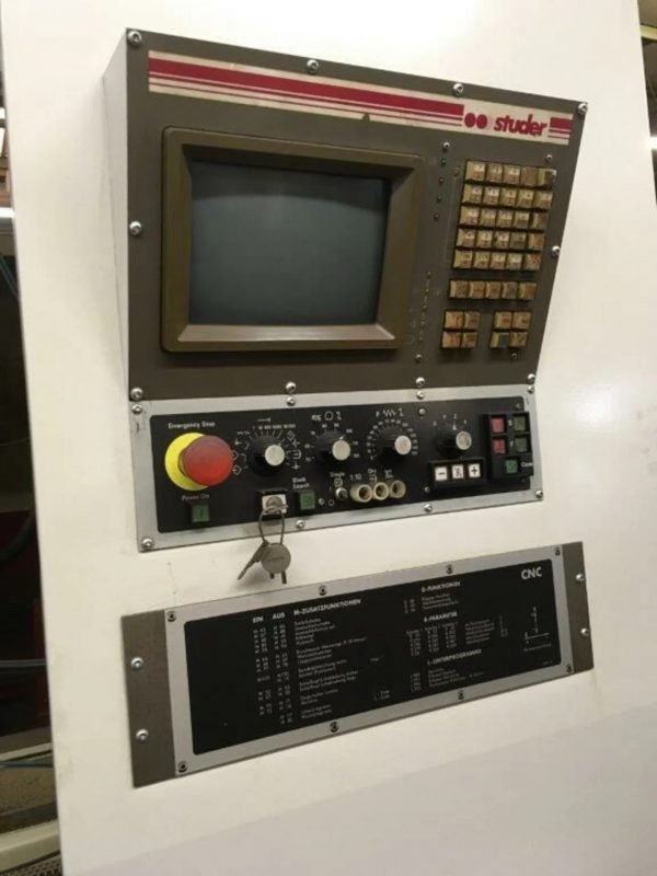 Ak machines studer s50 cnc cylindrical grinder