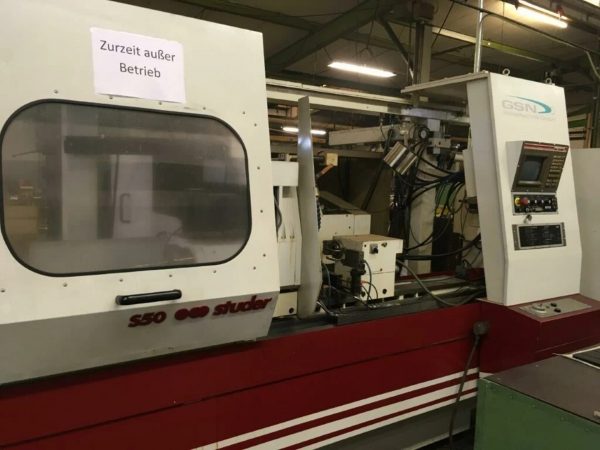 Ak machines studer s50 cnc cylindrical grinder