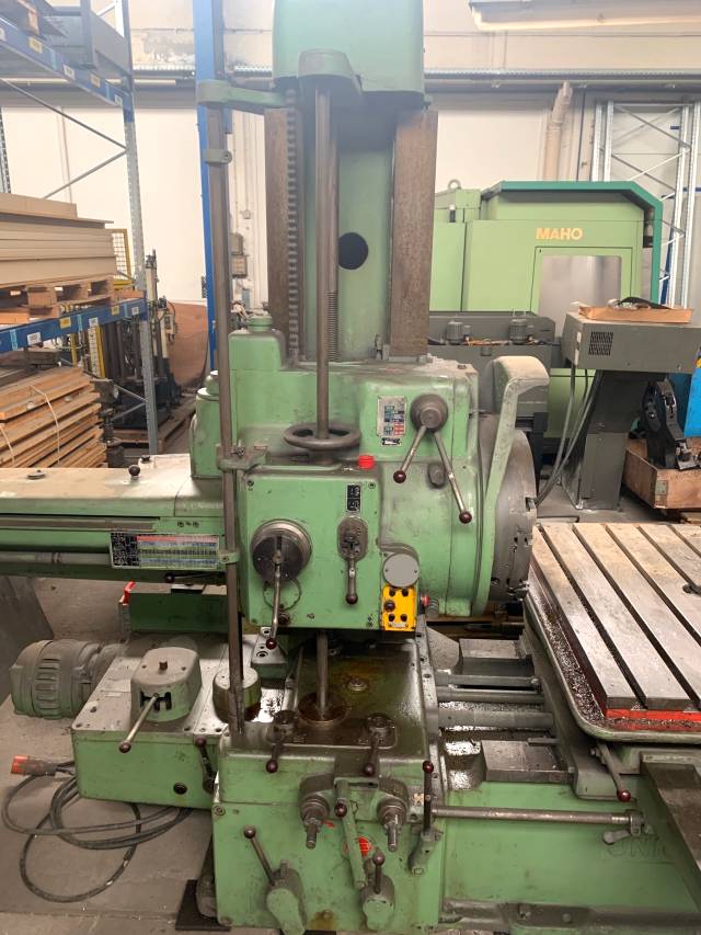 ak machines wmw union bft 80 horizontal boring machine