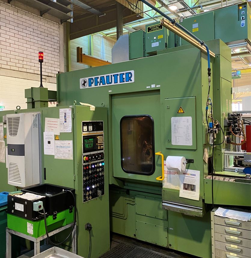 ak machines pfauter pe 80 cnc gear hobber