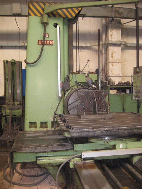 ak machines wmw union bft 100 iv horizontal boring machine