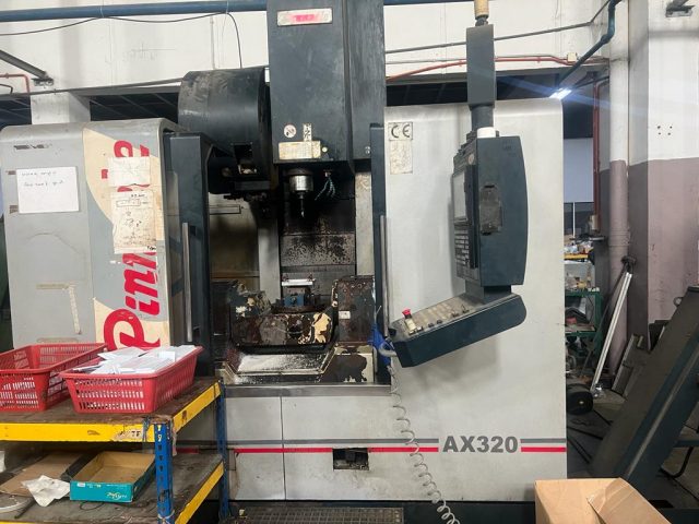 ak machines pinnacle ax320 cnc vertical machining center