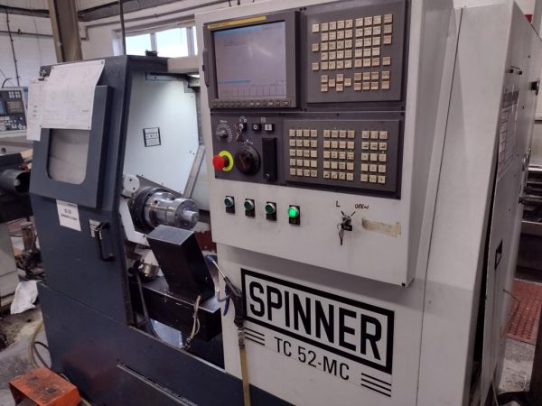 ak machines spinner tc 52mc cnc lathe