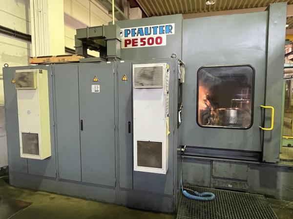 ak machines pfauter pe 500 cnc gear hobbing machine