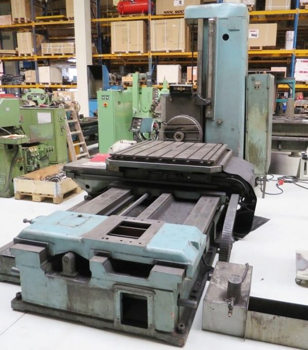 ak machines tos w 100 a horizontal boring machine