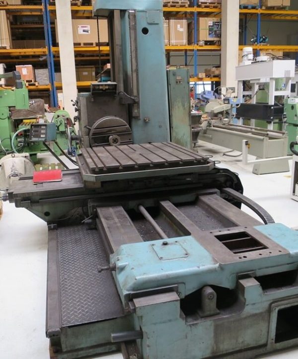 ak machines tos w 100 a horizontal boring machine