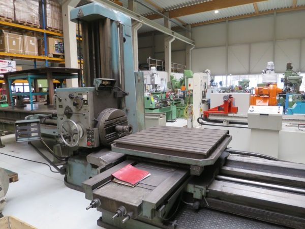 ak machines tos w 100 a horizontal boring machine