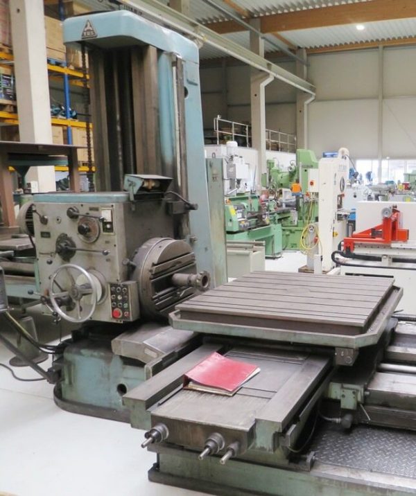 ak machines tos w 100 a horizontal boring machine