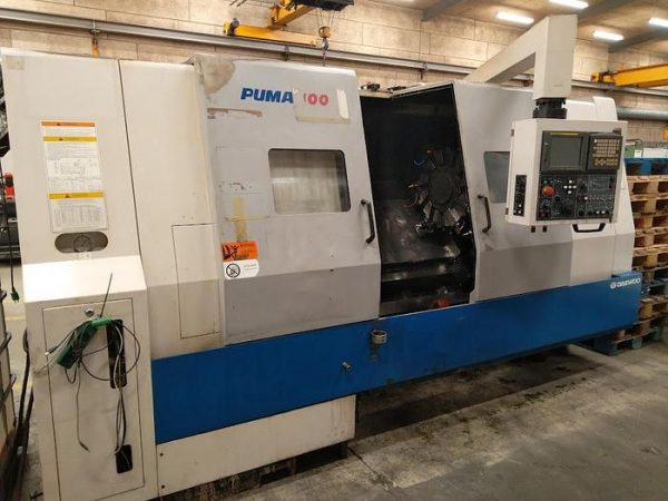 ak machines doosan puma 400a cnc lathe