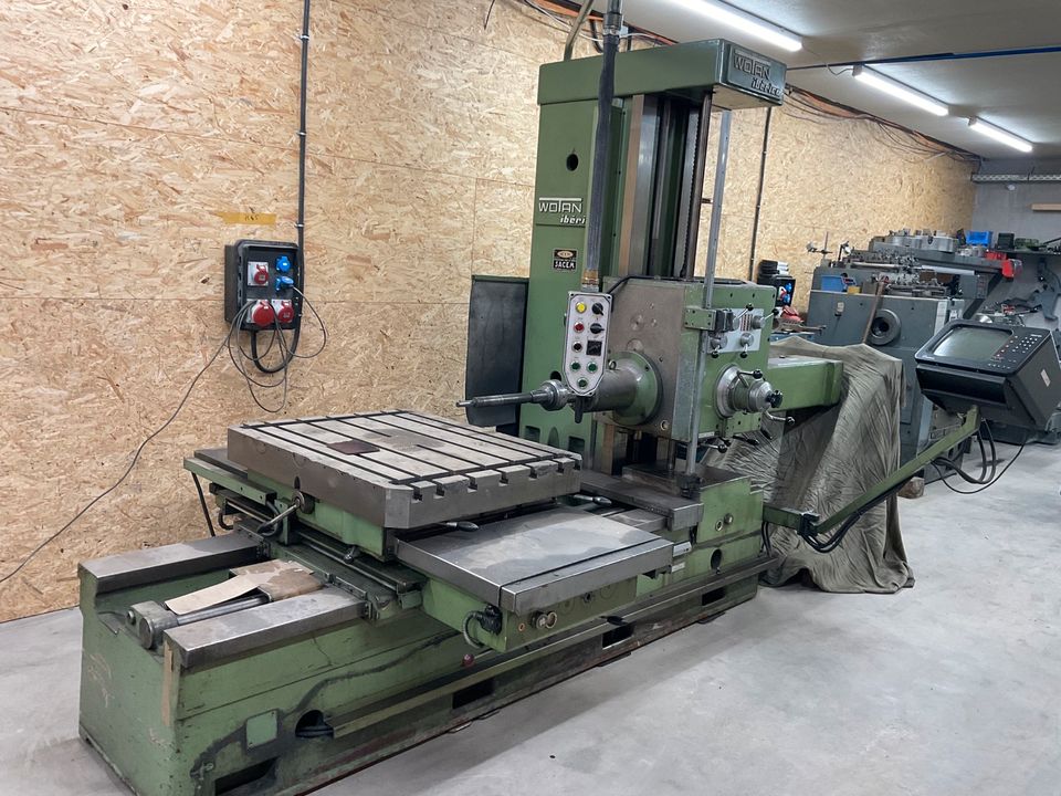 Wotan B75T Horizontal Boring Mill - A.K. Machine Tools