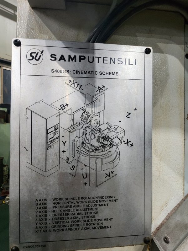 ak machines samputensili gs 400 cnc shaving cutter grinder