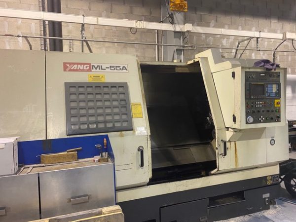 ak machines yang ml 55a cnc lathe