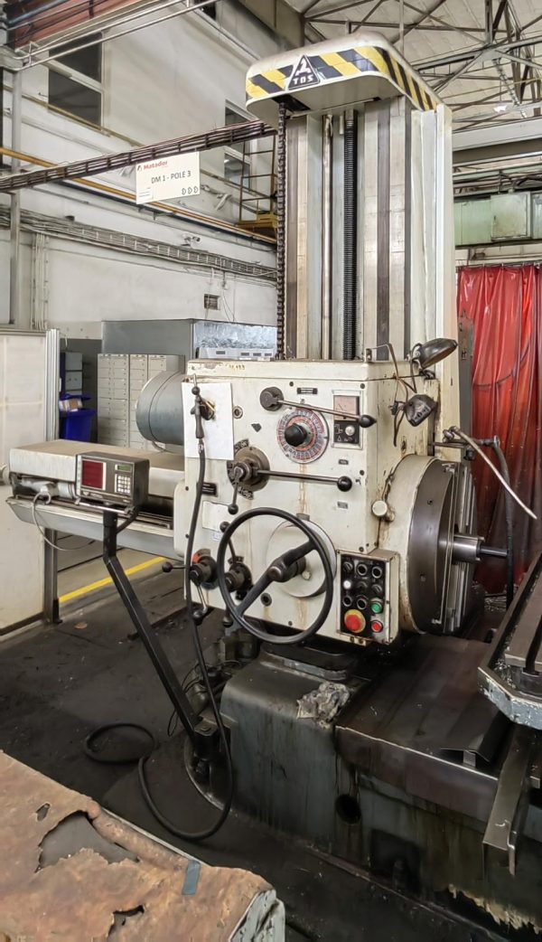 ak machines tos w100a horizontal boring