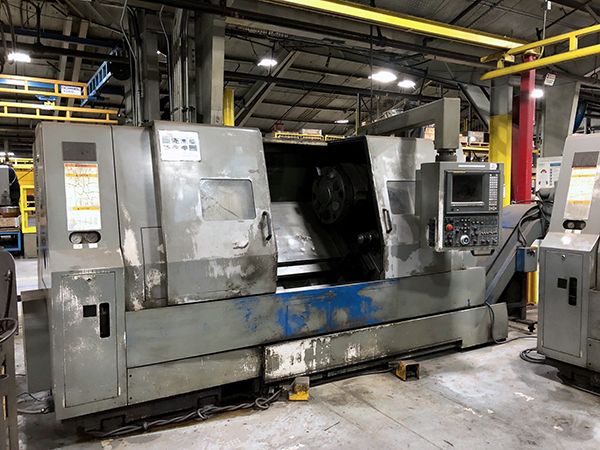 ak machines daewoo puma 400mb cnc turning lathe