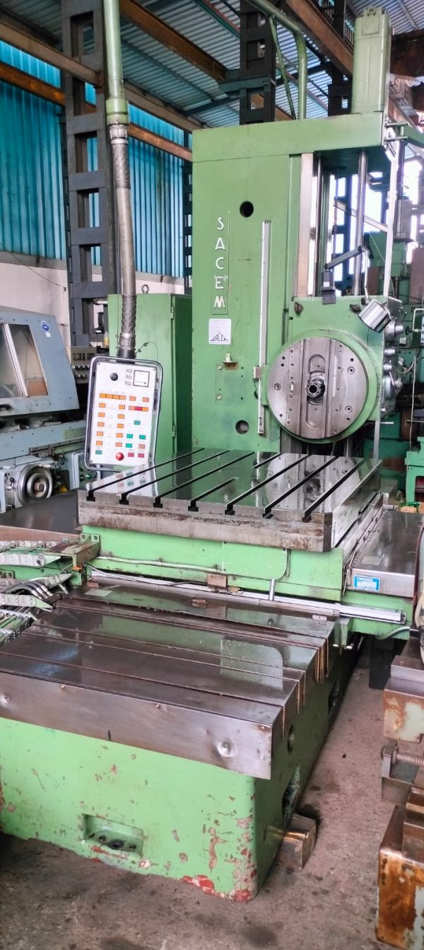 ak machines sacem ms 90 horizontal boring mill