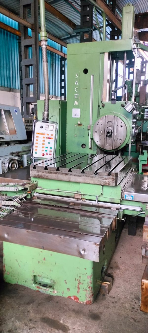 ak machines sacem ms 90 horizontal boring mill