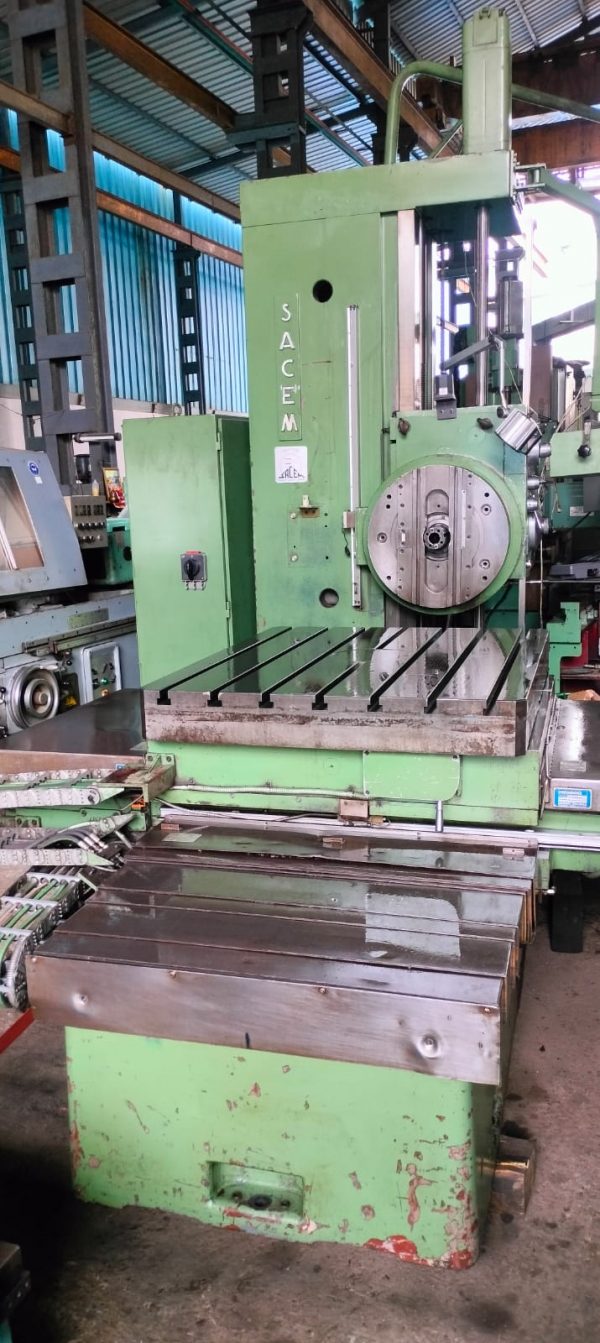 ak machines sacem ms 90 horizontal boring mill