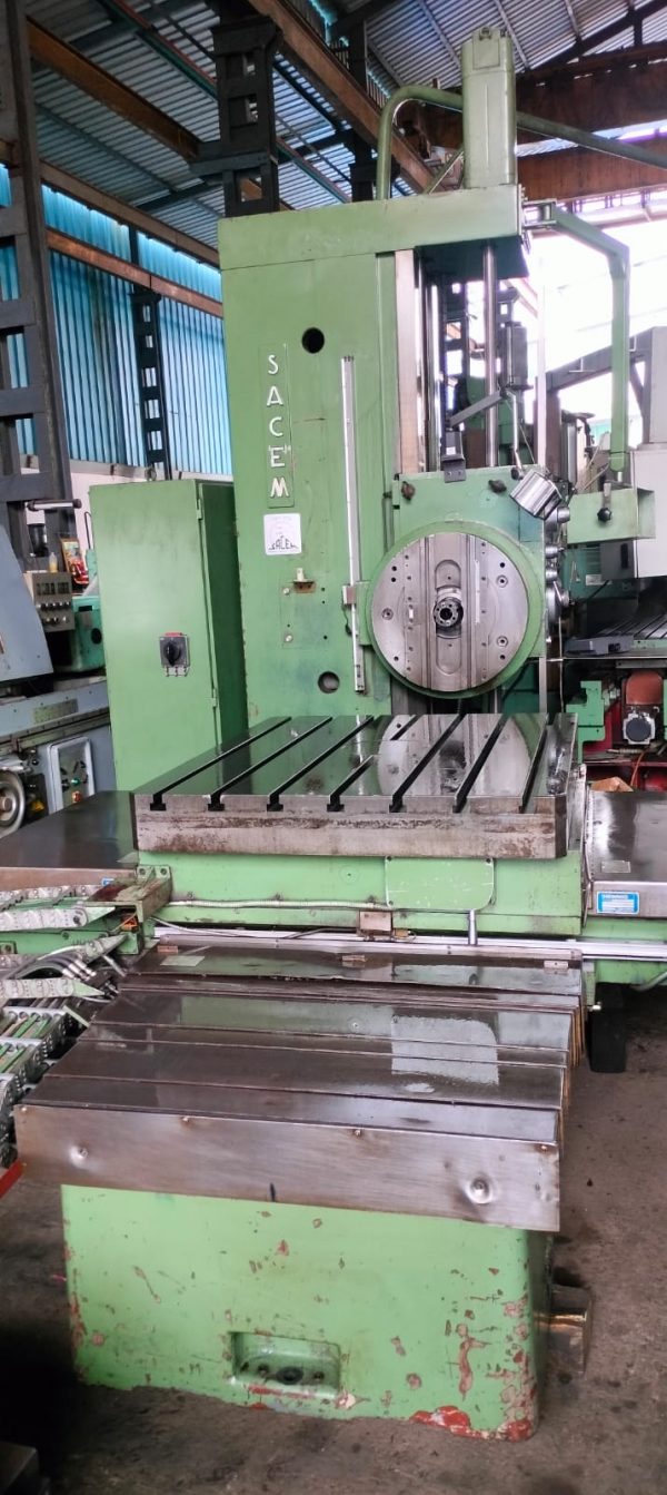 ak machines sacem ms 90 horizontal boring mill