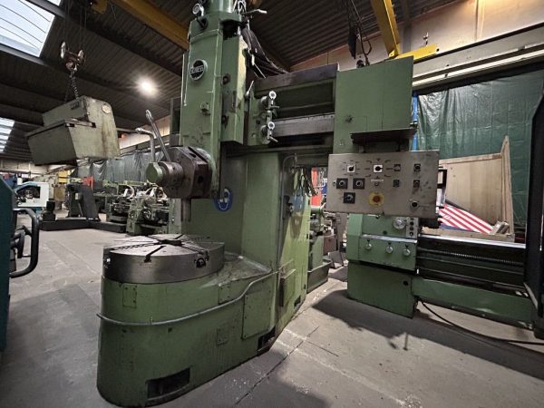 ak machines schiess kef 80 vertical turret lathe