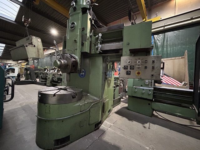 ak machines schiess kef 80 vertical turret lathe