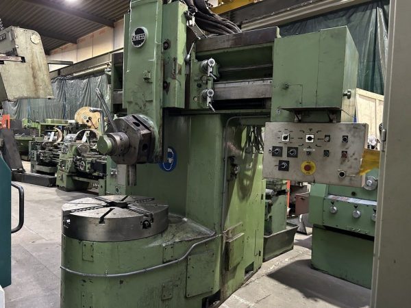 ak machines schiess kef 80 vertical turret lathe