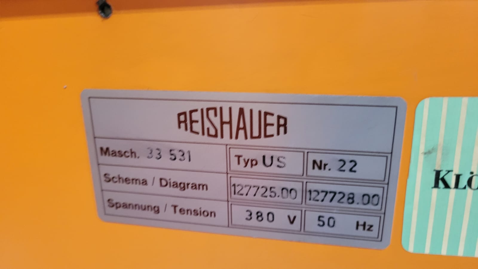 ak machines reishauer us thread grinder