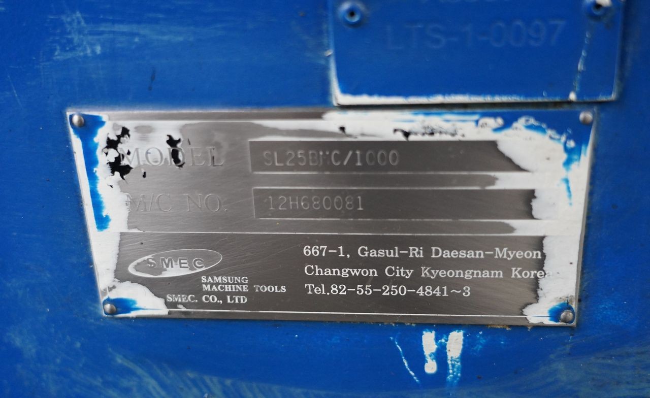 Samsung SL 25 BMC 1000 CNC Turning Center - Image 14