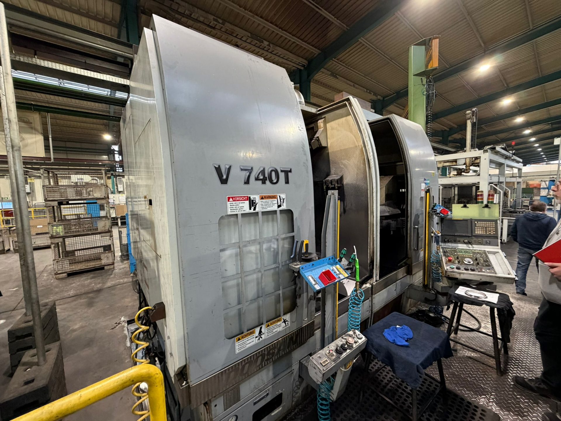Doosan V740T Double CNC VTL